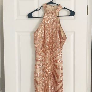 Diva Vibes Dress Blush Color Only Worn Once